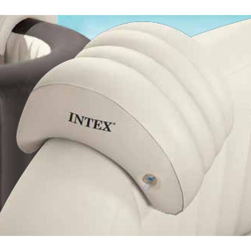 Intex PureSpa Removable Customizable Inflatable Hot Tub Headrest Lounge Pillow Spa Accessory Compatible with Intex PureSpa Models, 5 of 6