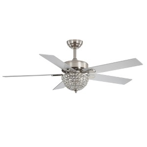 Airsurfer 52" Ceiling Fan, 5-Blade Modern Ceiling Fan with Remote Control for Living Room, Bedroom, Dining Room - 1 of 4