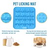 GOOPAWS: Licking Mat 2-Pack - Orange & Blue, Slow Feeder Pads for Dogs & Cats - 3 of 4
