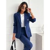 Clearlove Blazers for Women Business Casual Long Sleeve Lapel Open Front Suit Jacket with Pockets - 4 of 4