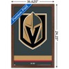 Trends International NHL Vegas Golden Knights - Logo 21 Framed Wall Poster Prints - 3 of 4