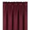 Kate Aurora Lux Living Complete 9 Piece Semi Sheer Rod Pocket Window Curtain & Valance Set - 2 of 4