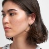 Adornia 14k Gold Plated Clover Halo Stud Earrings - 2 of 4