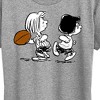 Women's - Peanuts - Marcie Patty Football Short Sleeve Graphic T-Shirt - 2 of 4