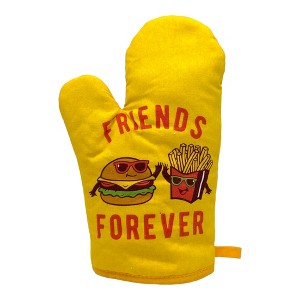 Friends Forever Funny Burger Fries Fast Food Novelty Kitchen Utensils - Crazy Dog Bakeware - 1 of 4