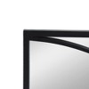 Grungis Rectangular Wall Mirrors with Black Frame,Traditional Home Decor Wall-Mounted Mirror for Living Room Bedroom - 4 of 4