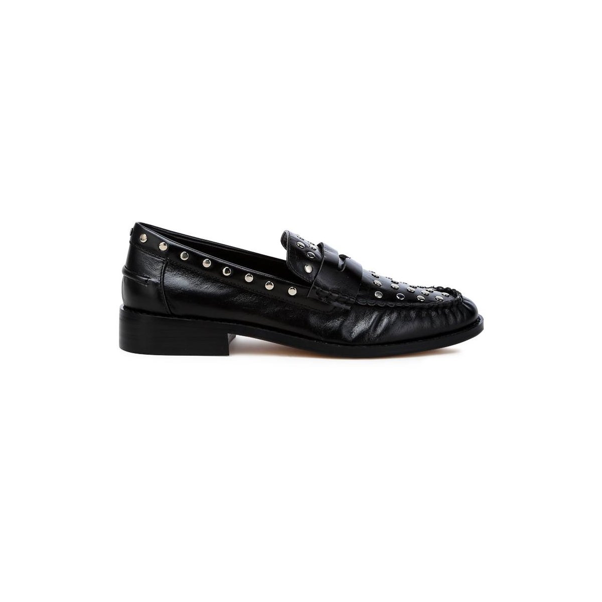 Женские туфли Rag & Co Womens Oglavia Studs Embellished Leather Loafers 7 — фото 2