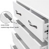 Okak Modern Buffet Cabinet with Storage, Sideboard with 3 Doors & 3 Drawers, Accent Side Table Coffee Bar for Living/Dining Room Entryway - 4 of 4