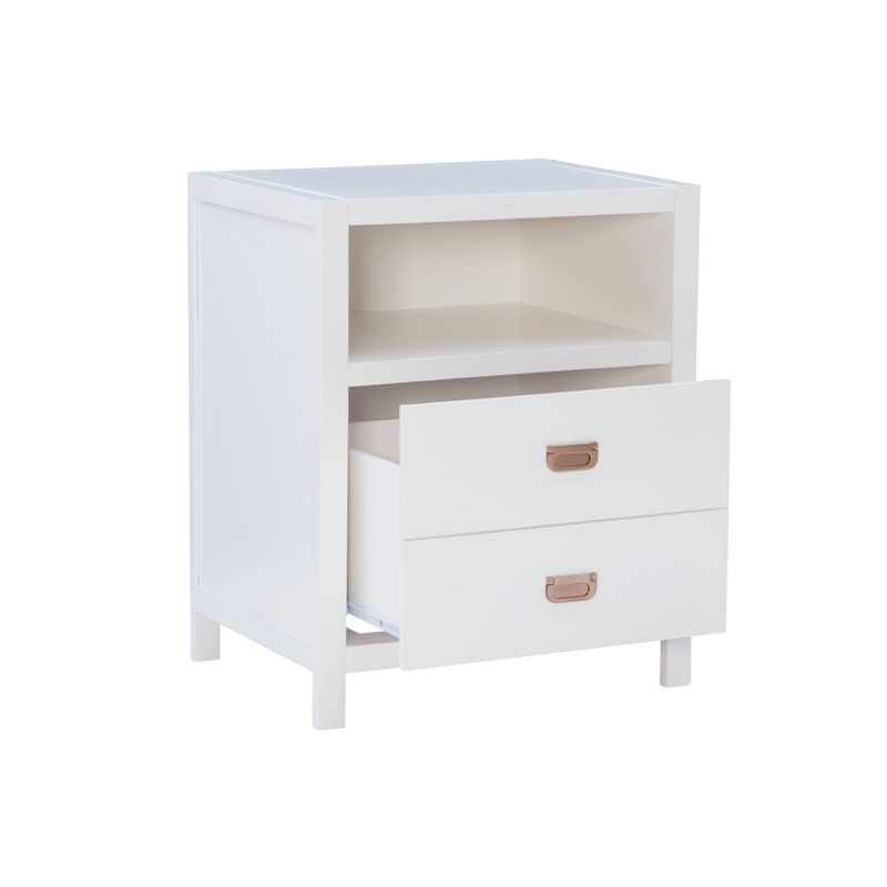Peggy Transitional End Table White - Linon, 5 of 18