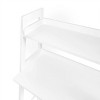 Kids' Desk with Ladder Shelf Storage and 2 Bonus Magnetic Art Display Bars White - RiverRidge Home: Kids Bookshelf Desk Bookcase, MDF, Anti-Tip - 2 of 4