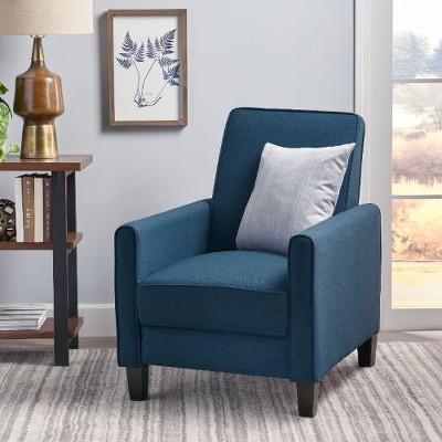 Modern Linen Push Back Recliner Chair for Adults, Wingback Armchair, Accent Chair for Living Room/Bedroom, Single Sofa Chair -Christopher Knight Home