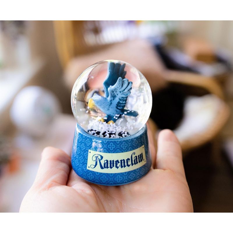Silver Buffalo Harry Potter House Ravenclaw Collectible Snow Globe | 2.5 Inches Tall, 4 of 7