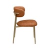 Meridian Furniture,Lupita Vegan Leather Dining Chair, Set of 2 - 4 of 4