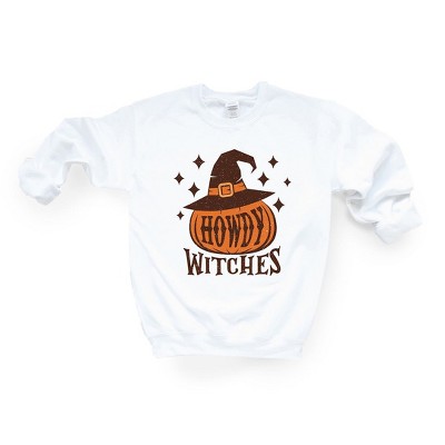 Simply Sage Market Women's Graphic Sweatshirt Howdy Witches Stars