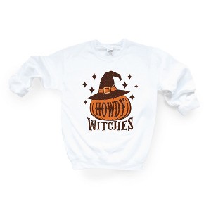 Simply Sage Market Women's Graphic Sweatshirt Howdy Witches Stars - 1 of 2