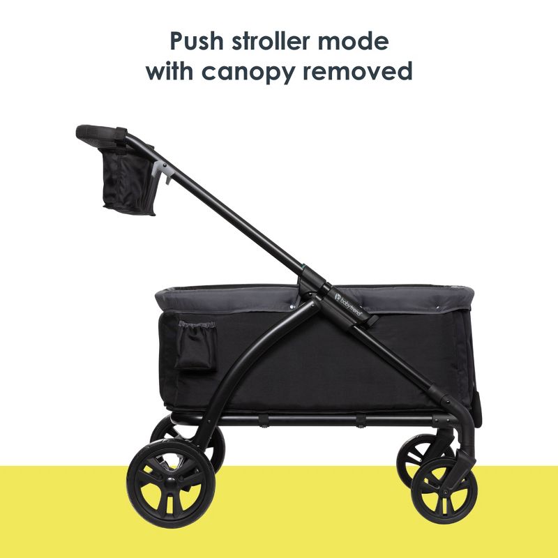 Baby Trend Expedition LTE 2-in-1 Stroller Wagon - Madrid Black, 4 of 19