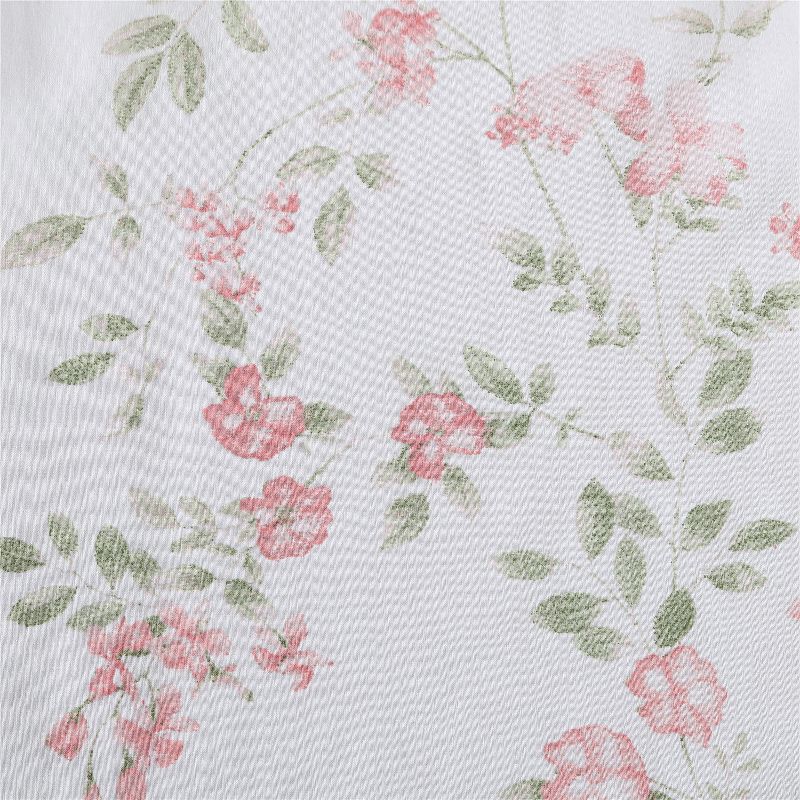 Laura Ashley Fawna Tab Top Valance - 50X20 - Pastel Red, 3 of 4