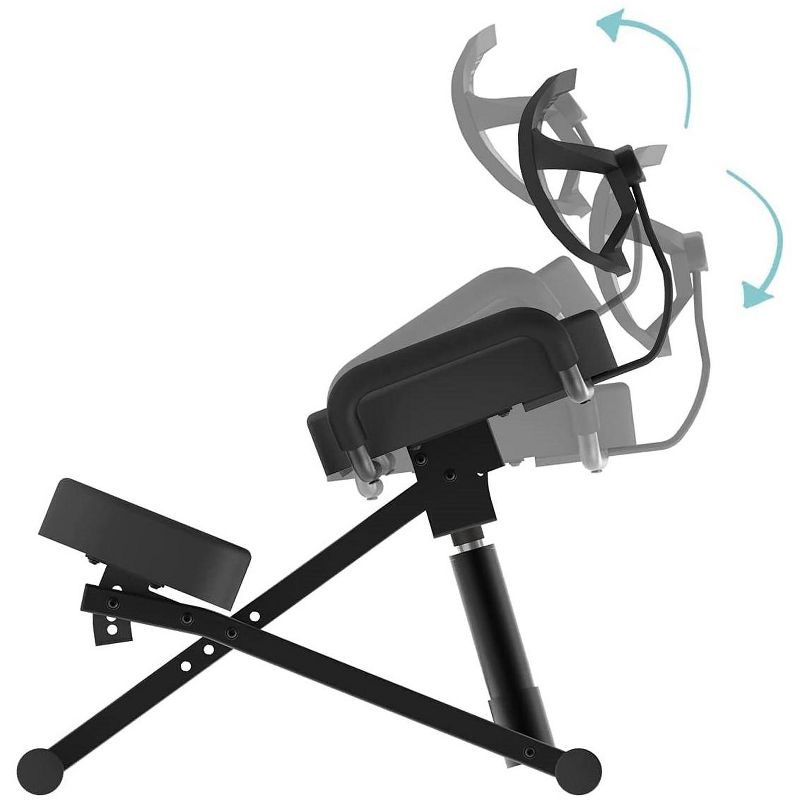 Master Massage Multifunctional Ergonomic Kneeling Posture Chair with Back Support, Adjustable Angle Stool, 5 of 6