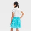 Girls' Sanrio Cinnamaroll Hooded Tulle Character Dress with Ears - White - 3 of 4