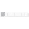 'vidaXL Galvanized Steel Chicken Cage with Spacious Run, Robust and Weather-Resistant Design - Light Gray - 4 of 4