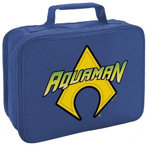Aquaman Logo Insulated Soft Sided Lunch Box - 1 of 4