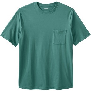 KingSize Shrink-Less Lightweight Pocket Crewneck T-Shirt - 1 of 4