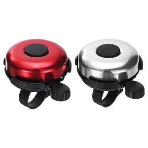 Unique Bargains Aluminum Loud Clear Sound Classic Scooters Bicycle Bells 2 Pcs 2.3" - 1 of 4