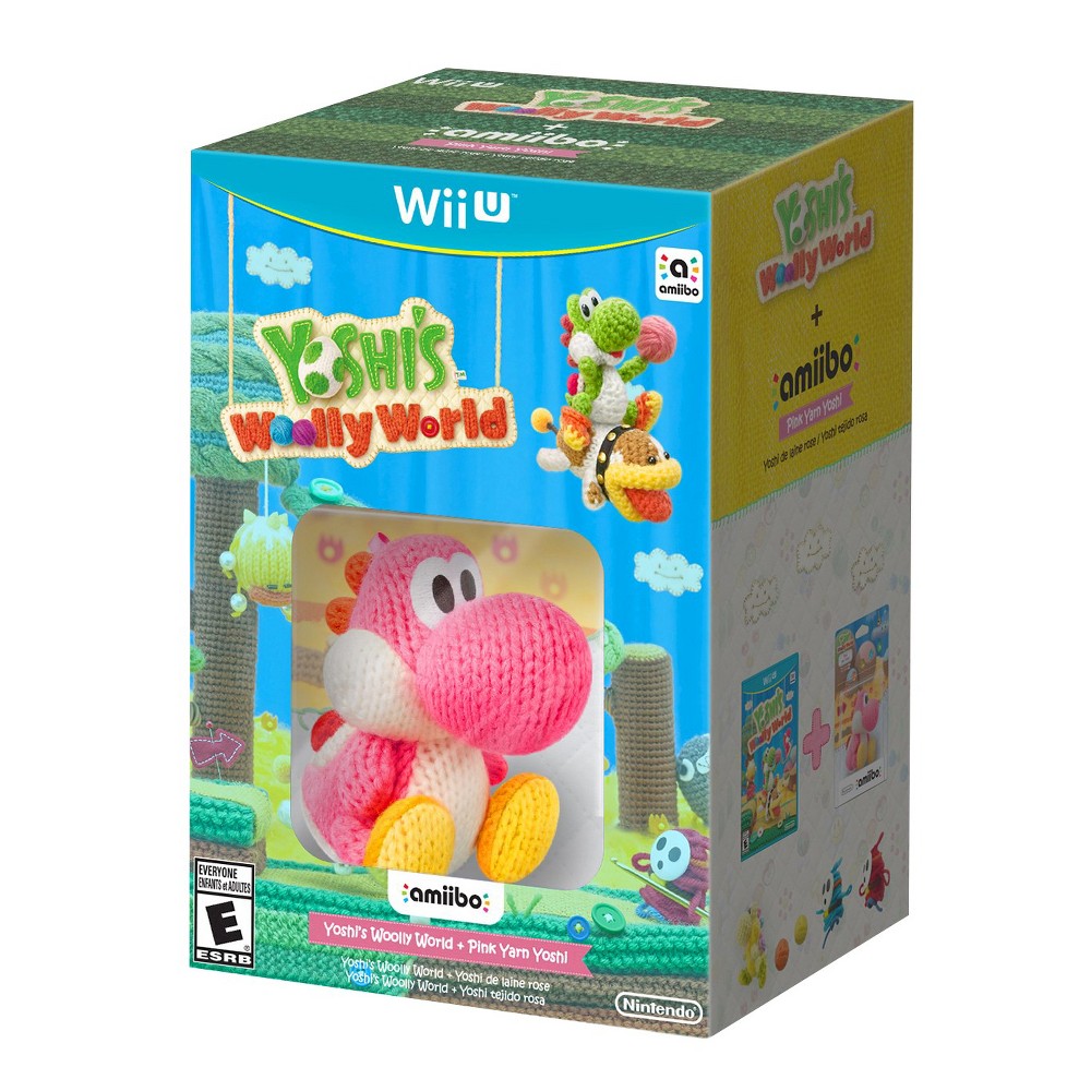 UPC 045496904395 product image for Yoshi's Woolly World + Pink Yarn Yoshi amiibo Nintendo Wii U | upcitemdb.com
