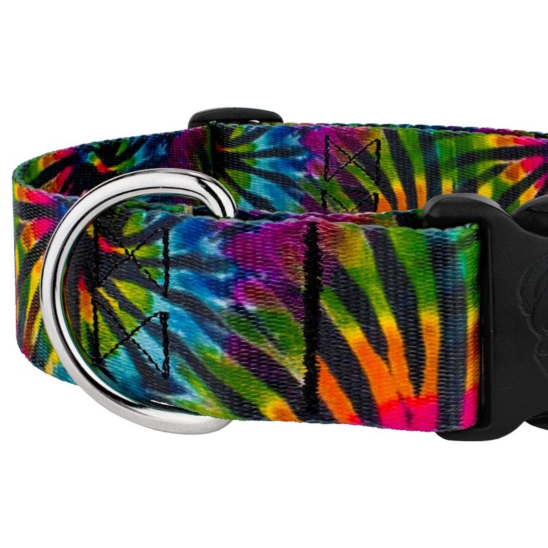 Country Brook Petz 1 1/2 Inch Deluxe Tie Dye Stripes Dog Collar, 5 of 6