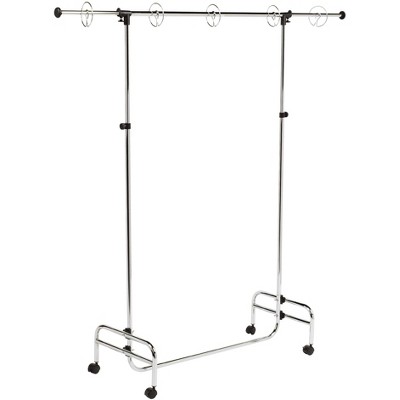 Pacon Adjustable Chart Stand, 48 to 78 x 42 to 77 Inches, Chrome/Black