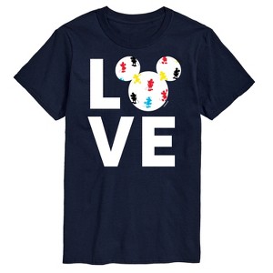 Men's - Disney - Mickey Faces Short Sleeve Graphic T-Shirt - 1 of 4