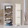NicBex Room Divider Modern Folding Privacy Screen with Storage Shelves for Home & Office - 4 of 4