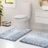 Hearth & Harbor Bathroom Rugs, Machine Washable Chenille Bath Mat for Bathroom - 2 of 4