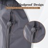 Syemin Plant Covers, Outdoor Swivel Lounge Chair Cover 2 Pack, Waterproof High Wind Resistant Anti-Fading, Gray 42"*43"*42" - 4 of 4