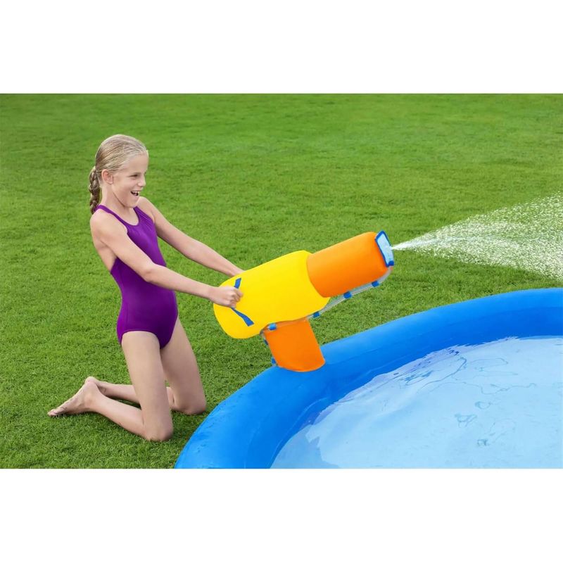 Bestway H2OGO Mount Splashmore Kids Inflatable Outdoor Backyard Water Slide Splash Park with Climbing Wall, Slide, Splash Zone, and Spray Blaster, 6 of 9