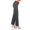 Rekucci Women's Secret Figure Straight Pant with Tummy Control - 2 of 4