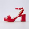 CUSHIONAIRE Cherry Platform Heels – Women's Dress Sandals with Chunky Block Low Heel with Adjustable Ankle Strap - 4 of 4