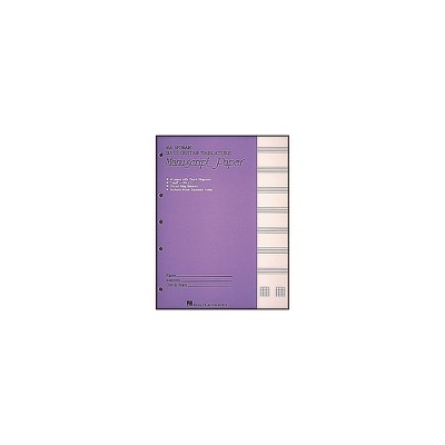 Hal Leonard Bass Guitar Tablature Manuscript Paper