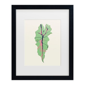 Trademark Fine Art - Francesco Gulina  Alocasia Polly Matted Framed Art - 1 of 4