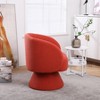 KTMBDW Swivel Accent Barrel Chairs with Removable Headrest, Chaise Lounge Indoor with Neck Support Pillow, Swivel Chairs for Living Room - 4 of 4