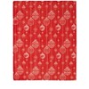 Kate Aurora Holiday Living Cinnamon Spice Colored Christmas Ornaments Plush Accent Throw Blanket - 50 in. W x 60 in. L - 3 of 3