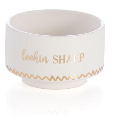 "Lookin Sharp" Planter  - White - Shiraleah