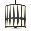 Crystorama Lighting Royston 4 - Light Pendant in  Black - 4 of 4
