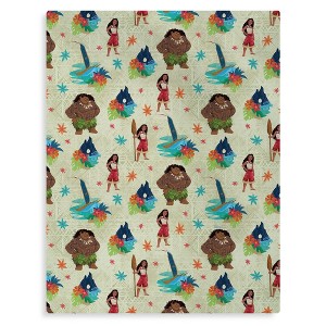 Disney Moana Maui Pattern Washable Rug 62X85 - 1 of 4