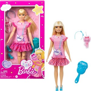 Image of Barbie My First Barbie Doll with Blonde Hair and Kitten