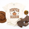 Simply Sage Market Women's Pumpkin Season Varsity Grunge Short Sleeve Garment Dyed Tee - 3 of 4