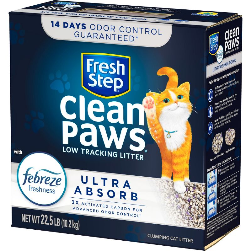 Fresh Step Clean Paws Ultra-Absorb - 22.5lbs, 5 of 12