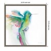 Amanti Art Hummingbirds II by Aimee Del Valle Canvas Wall Art Print Framed 22 x 22-in. - 4 of 4