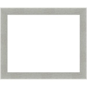 Amanti Art Glam Linen Grey Framed Dry Erase Magnetic Board - 1 of 4