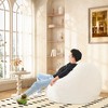 CAVINAS Faux Fur Bean Bag Chair with High-Density Foam,Lazy Floor Sofa Chair Can Convert to Floor Mattress Bed,Lounge Chair for Living Room - 2 of 4